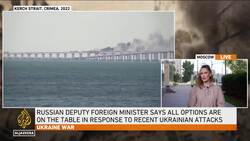 Russian bridge to Crimea reopens after Ukrainian attack News Clip