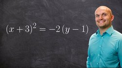 How to find the focus and directrix of a parabola Instructional Video