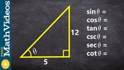 Evalute your trig functions of a triangle Instructional Video