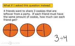 Connecting Fractions to Division: Solving Division Problems with Fractions Instructional Video