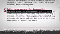 Time is the best medicine for most persistent coughs, doctors say News Clip
