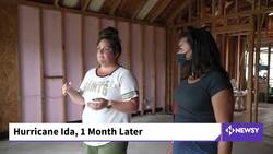 Hurricane Ida, 1 Month Later News Clip