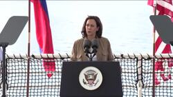 CLEAN : US VP Harris slams China, denounces "irresponsible behaviour" in South China Sea News Clip