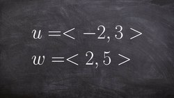 Learn how to add two vectors and graph their result Instructional Video