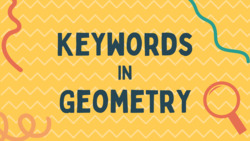 Keywords Used in Geometry Instructional Video