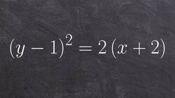 How to find the focus and directrix of a parabola with the vertex not at the center with Instructional Video