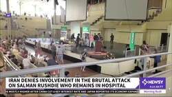 Iran Denies Involvement But Justifies Salman Rushdie Attack News Clip