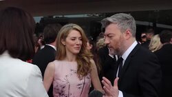Annabel Jones and Charlie Brooker interview on the BAFTA TV awards red carpet News Clip