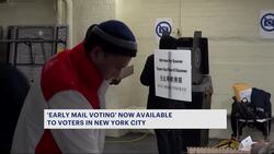 Early mail voting now an option in New York City News Clip