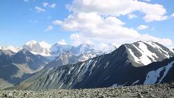 View from the top of the mountain. Stock Footage