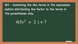 Top 3 Mistakes to Avoid When Simplifying Expressions using the Distributive Property Instructional Video