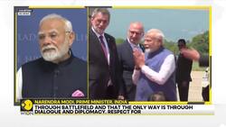 PM Modi stresses importance of dialogue: 'solutions cannot come from battlefield' News Clip