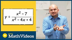 Domain of rational function by graphing Instructional Video