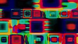 trival pattern neon Stock Footage