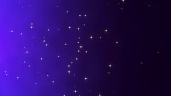Motion particles and stars in galaxy, abstract background Stock Footage