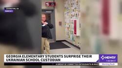 Georgia Students Surprise Ukrainian Custodian By Decorating School News Clip