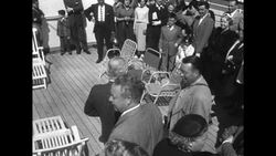 Former President Harry Truman leaves San Francisco with wife Bess and their daughter Margaret for vacation in Hawaii News Clip