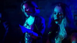 Nightclub Party with Confetti Stock Footage