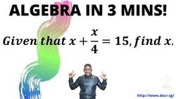 Solve this Algebraic Expression 3 Mins! Instructional Video