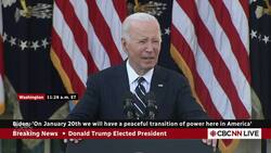 Biden says he's leaving Trump the 'strongest economy in the world' News Clip