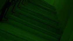 rotating old marble stairs Stock Footage