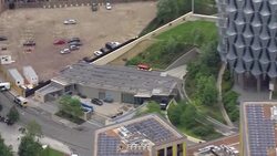 Aerial views of Black Lives Matter protests in London News Clip