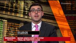 Elon Musk Asks for Stay of Twitter Trial News Clip