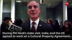 US envoy to India Eric Garcetti explains: Stolen, illegally sold Indian art in the US making its way back News Clip