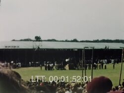 Scooter girls at Gretna Green and an International Scout Jamboree Queen 1958 Stock Footage