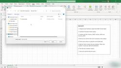 Microsoft Excel 2021365 - Beginner to Advanced - Exercise 09 - use split and trim functions Instructional Video