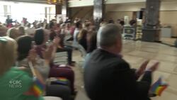 The rainbow flag is flying at Confederation Building as Pride Month begins News Clip