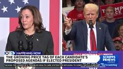 What is the growing price tag of each presidential candidates economic agenda? News Clip