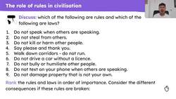 Considering ideas of rules and human nature in relation to 'Lord of the Flies' Instructional Video