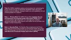 Fundamentals of Secure Software - HIPAA (Health Insurance Portability and Accountability Act) Instructional Video