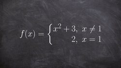 Evaluating the limit of piecewise functions Instructional Video