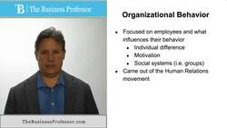 Organizational Behavior: Influencing Employee Performance Instructional Video