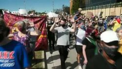 CLEAN : March in Kenosha, Wisconsin over police shooting News Clip