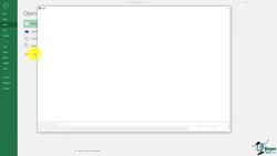 The Complete Excel Guide: Beginners to Advanced - Opening a File Instructional Video