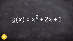 Finding the vertex from a quadratic equation by using the standard form Instructional Video