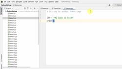 The Complete Python Course - Slicing to Access Substrings Instructional Video