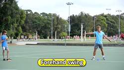 Forehand swing | Striking › Teaching Fundamentals of PE Instructional Video