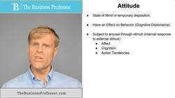 Attitude (Organizational Behavior) Instructional Video