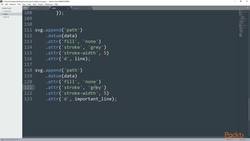 Learning D3.JS 5.0 8.6: Adding Visual Information Instructional Video