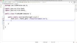 Java Programming for Complete Beginners - Java 16 - Step 09 - Exploring New Java API - Files - readString and writeString Methods Instructional Video