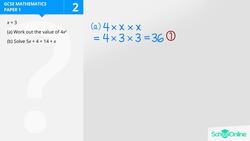 GCSE Secondary Maths Age 13-17 - Algebra: Algebra - Explained Instructional Video