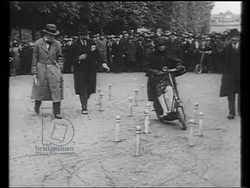 Inventions in 1920s - radio, flying machines, unusual vehicles. Featuring Marconi, Ford, and Rockefeller. Stock Footage