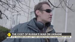 Russia-Ukraine war: Soldiers who lost their vision face new challenges at home News Clip