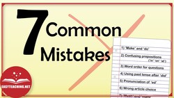 Stop Making These English Mistakes! 7 Quick Fixes | EasyTeaching Instructional Video