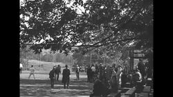 Pres. Franklin Roosevelt appears at the 1937 President's Cup Regatta; John Roosevelt plays softball News Clip