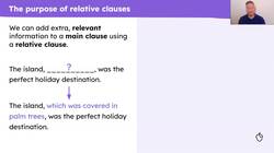 A new sentence structure: the relative complex sentence Instructional Video